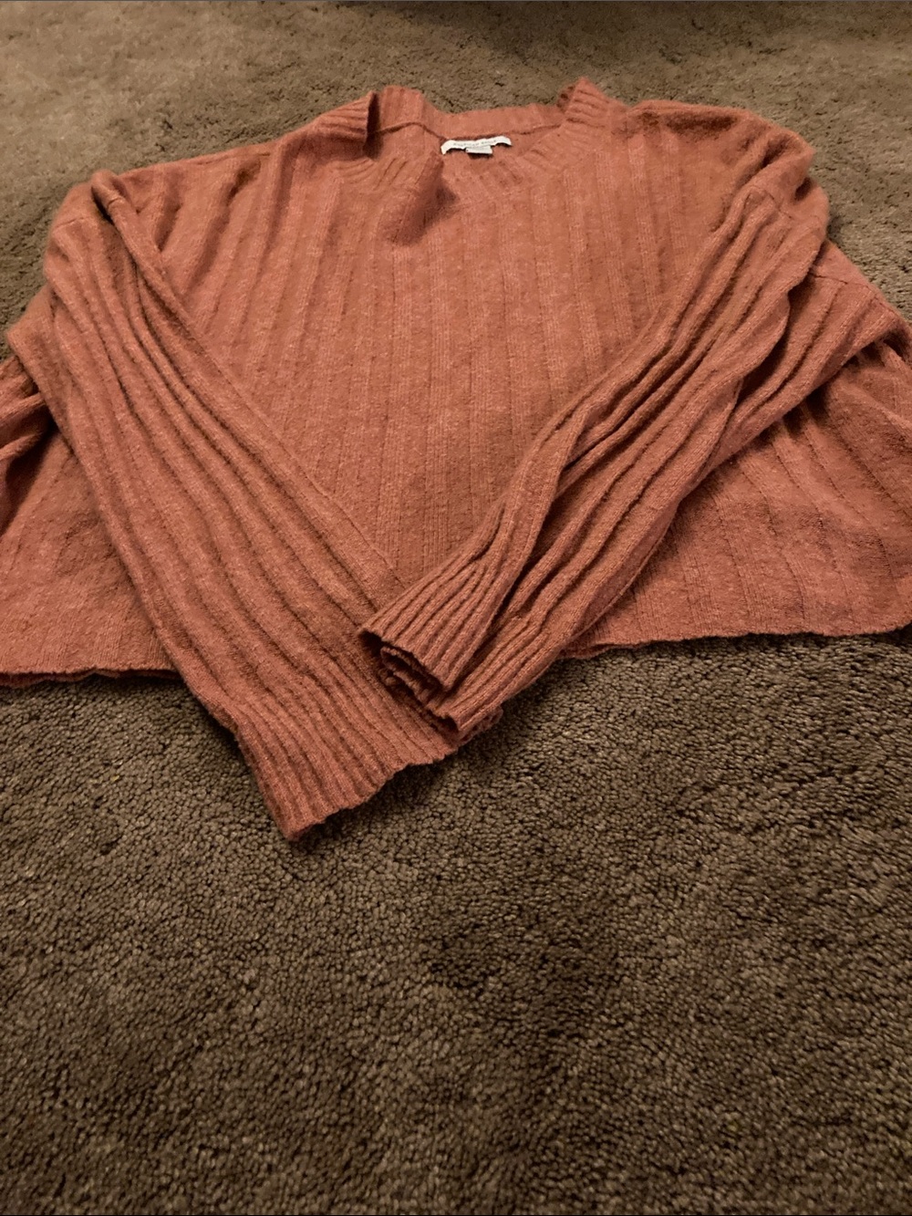 American eagle crop sweater